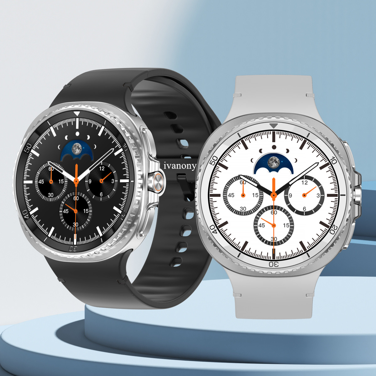 Heart Rate Gps Watch - Smart Watch Uomo con lunetta girevole