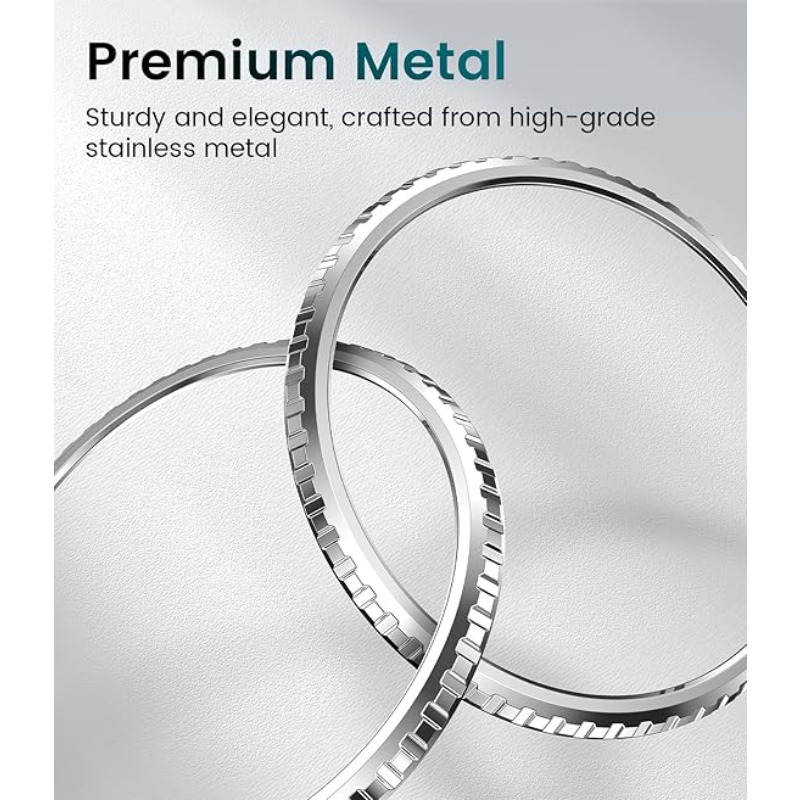 Smartwatch Ring Watches - Cover con castone in metallo per