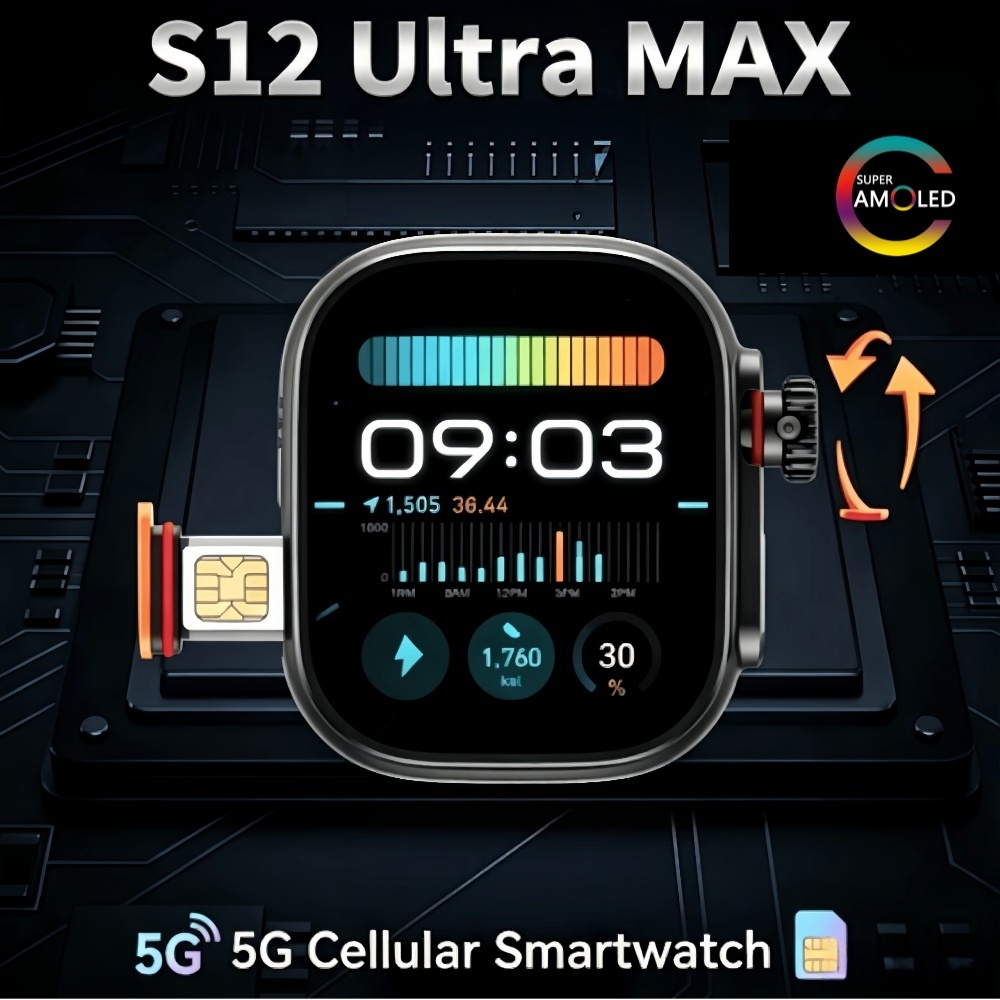 Versione Globale S12 Ultra MAX - Heart Rate Gps Watch recensione e prezzo