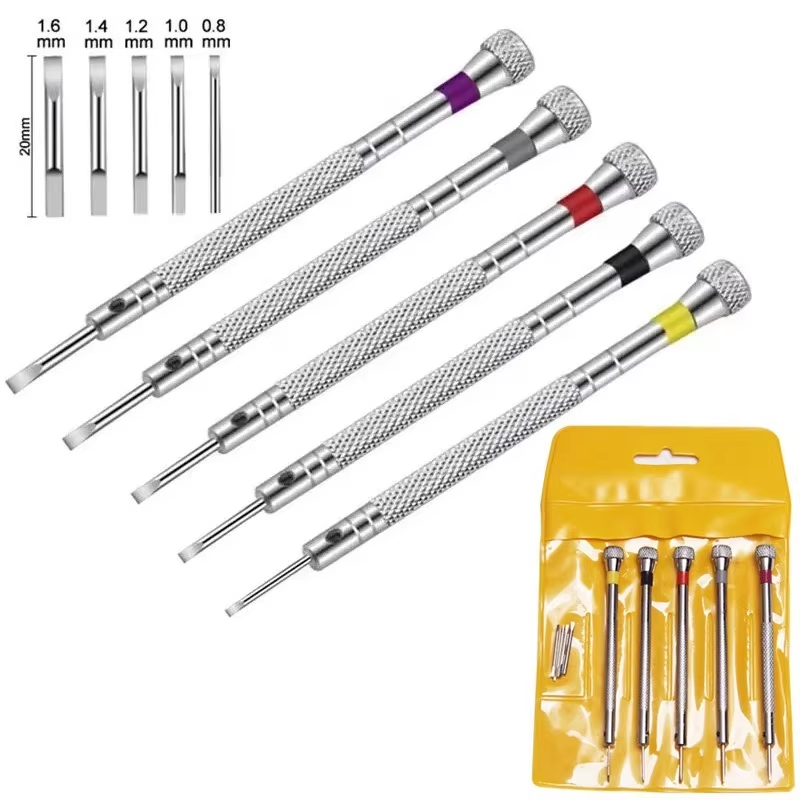 Set di 5 Cacciaviti in Acciaio - Watchmaker Screwdriver recensione e prezzo