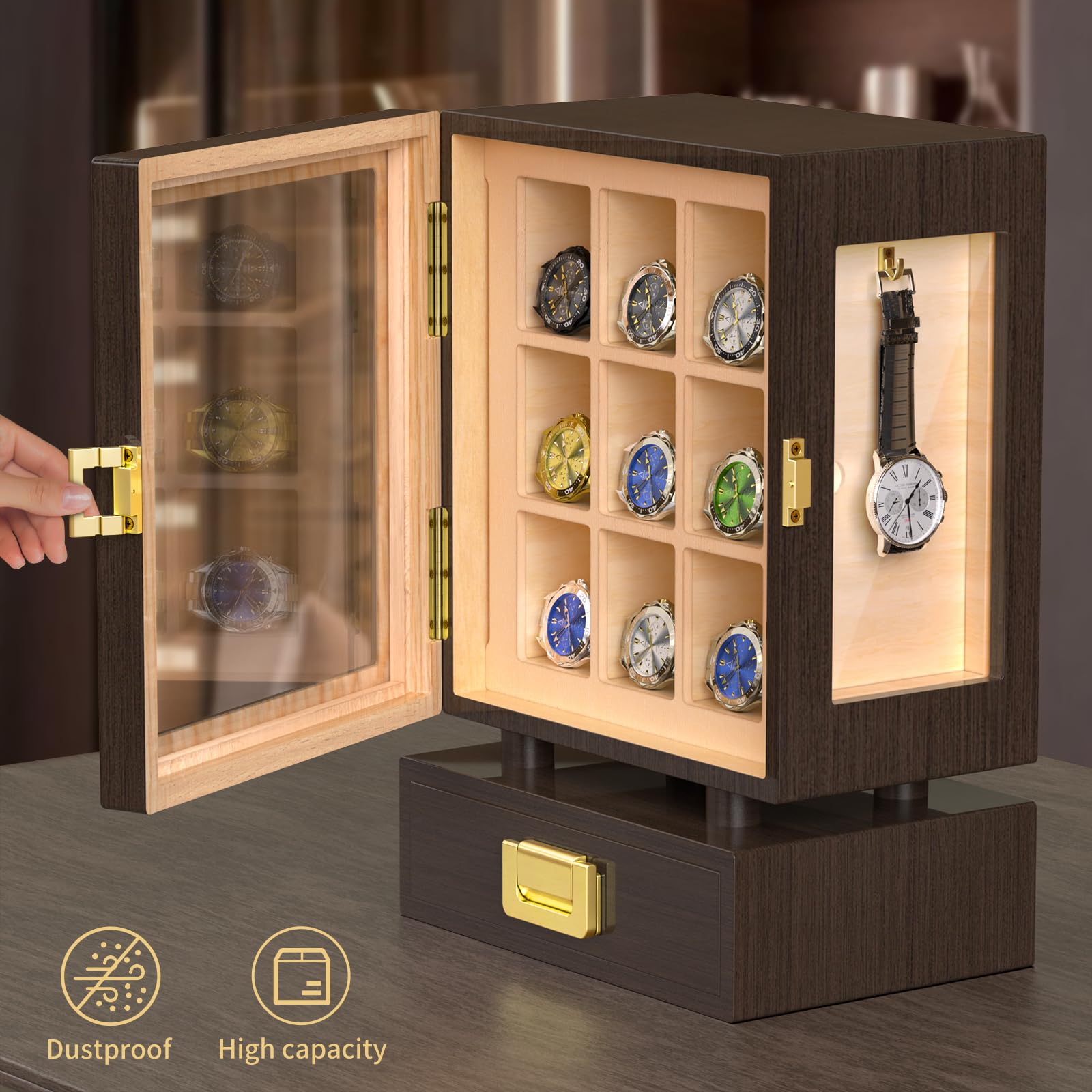 Scatola Porta Orologi in Legno - Watch Es recensione e prezzo