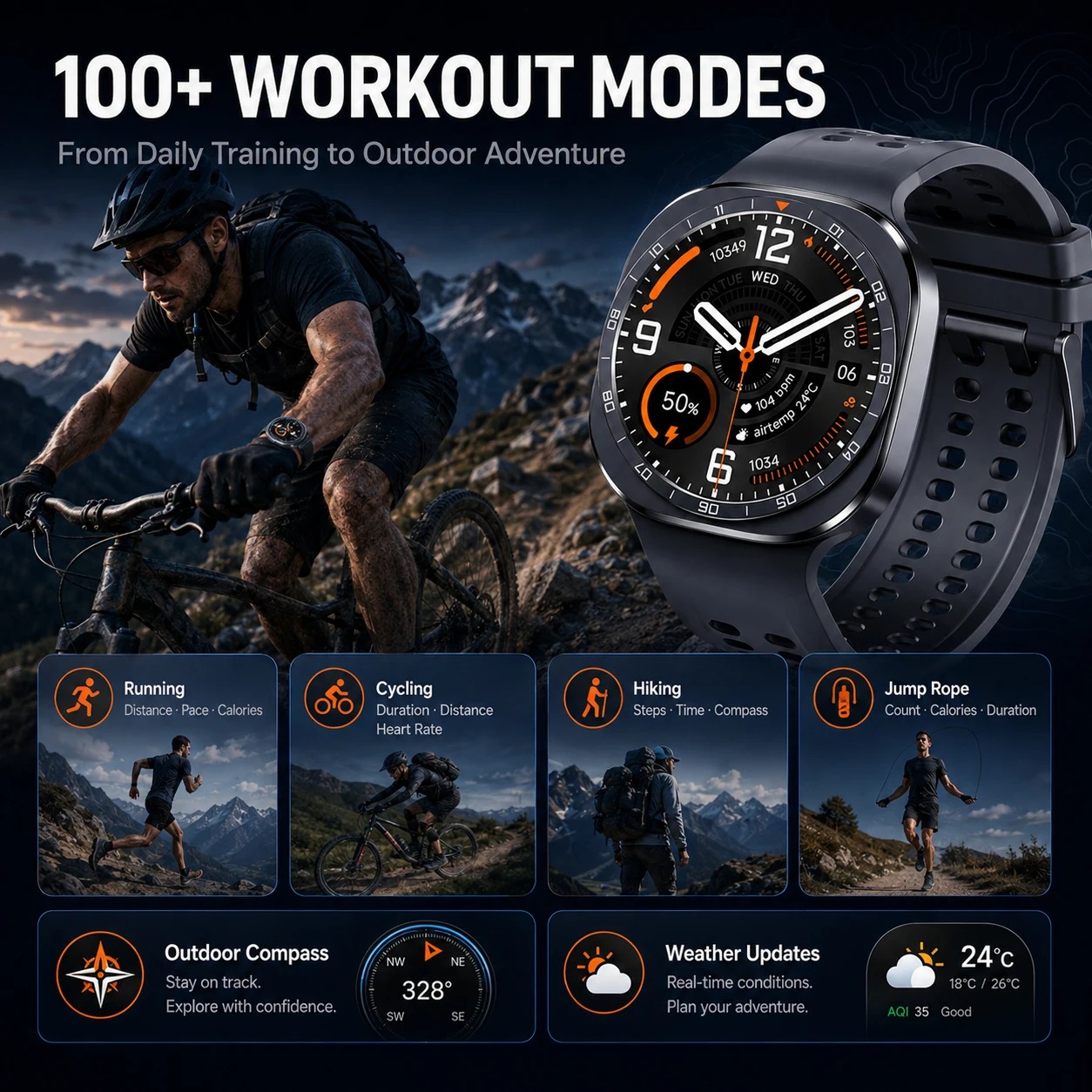 Nuovo Smartwatch Ultra 2 2026  - Heart Rate Gps Watch recensione e prezzo