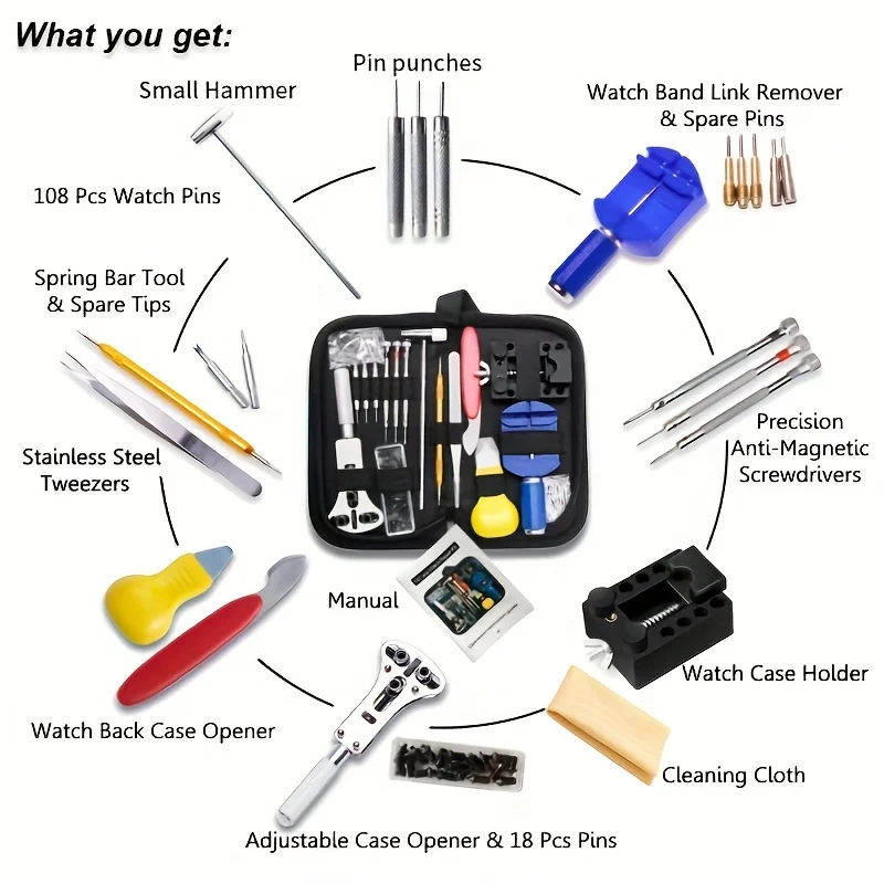 147 pz/set Orologiaio Riparazi - Watchmaker Screwdriver recensione e prezzo