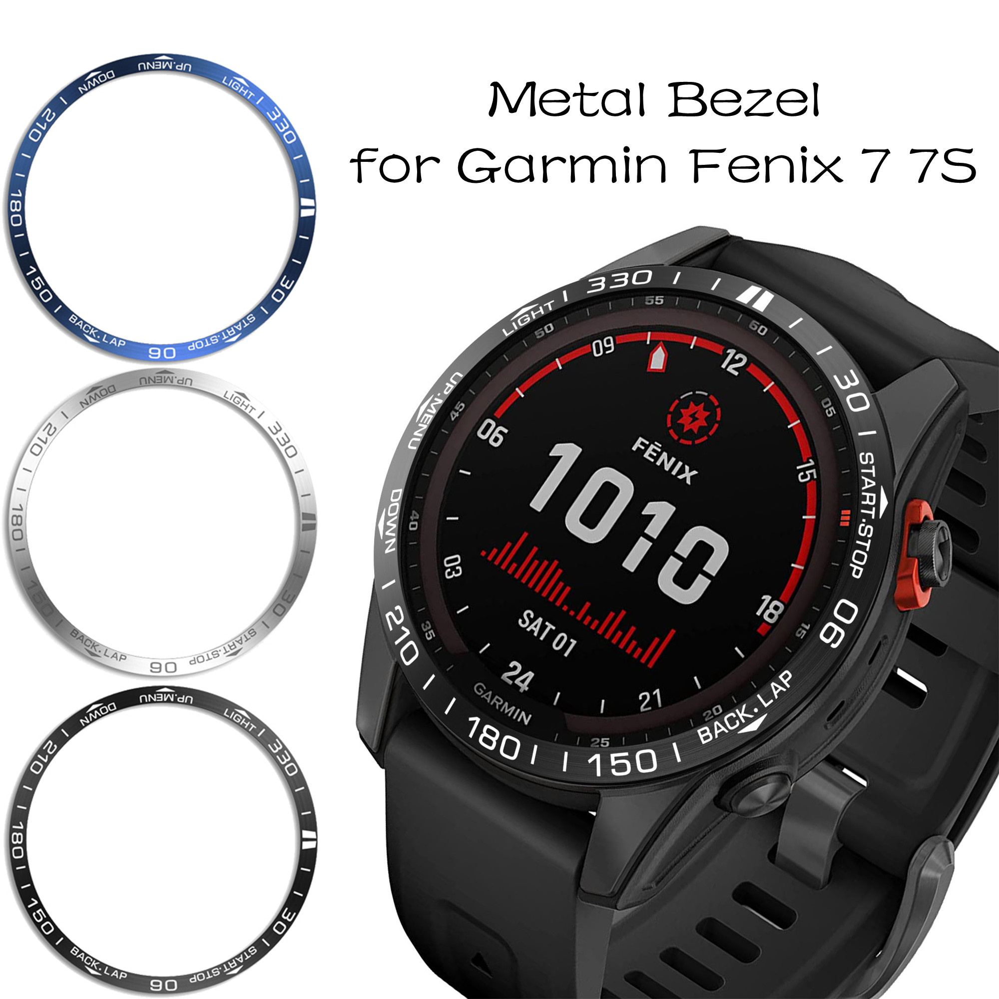 Cornice in metallo per Garmin  - Smartwatch Ring Watches recensione e prezzo